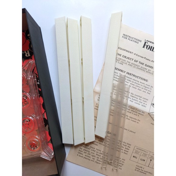 Vintage Four Letter Words Board Game by Lakeside 1975 Edition Complete HTF Retro - Picture 6 of 8